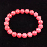 ブラジル産 ロードナイト(4A) 9.5mm玉ブレスレット 32.1g (ID:39798)