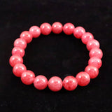 ブラジル産 ロードナイト(4A) 9.5mm玉ブレスレット 32.1g (ID:39798)