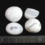 北海道 上ノ国メノウ 瑪瑙 原石  4個セット 26.0g (ID:40047)