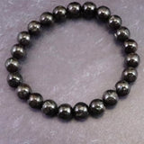 グリーンランド産 ヌーマイト STグレード 8mm玉 ブレスレット 20.3g  (ID:40134)