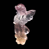 マルチカラーフローライト 蛍石 68mmエンジェル 天使 置物 41.4g (ID:40226)