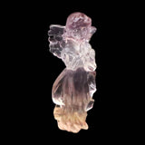 マルチカラーフローライト 蛍石 68mmエンジェル 天使 置物 41.4g (ID:40226)