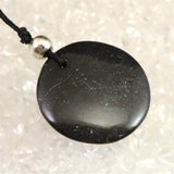 H&E社 マスターシャーマナイト  ディスク型 コード ペンダント 5.7g (ID:40231)