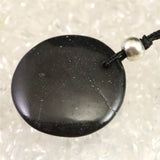 H&E社 マスターシャーマナイト  ディスク型 コード ペンダント 5.7g (ID:40231)