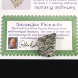 H&E社 ノルウェー産 フェナカイト 22mm タンブル 証明書付 7.5g (ID:40261)