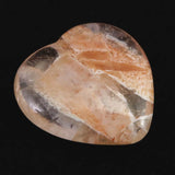 H&E社 ピンクファイアアゼツライト(AZOZEO) 25mmハート 証明書付 6.0g (ID:40266)