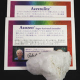 H&E社  アゼツライト(AZOZEO)  47mm原石 証明書付 74.5g (ID:40318)