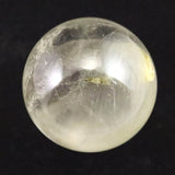 ザギマウンテンクォーツ アンフィボール エジリン入り 37mmスフィア 75.2g (ID:40325)