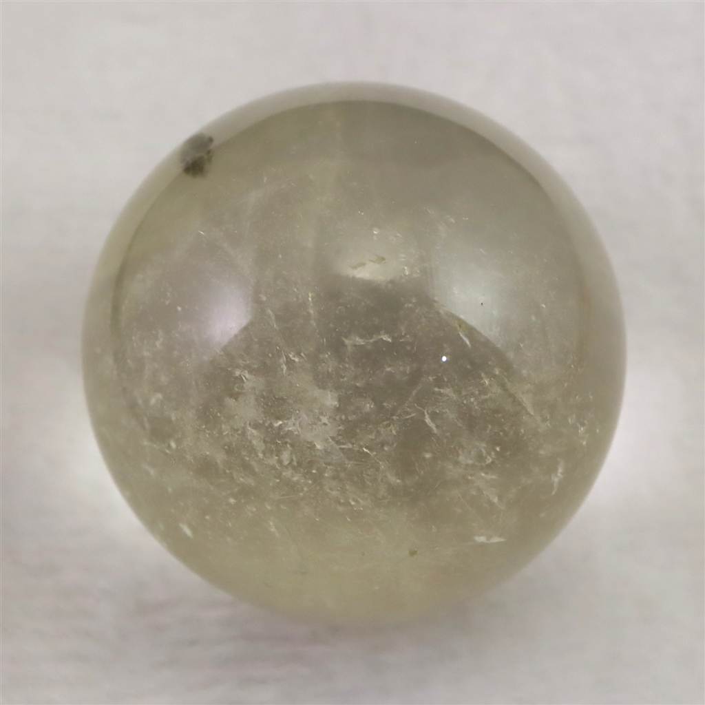 ザギマウンテンクォーツ アンフィボール エジリン入り 37mmスフィア