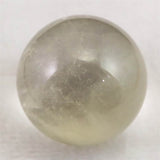 ザギマウンテンクォーツ アンフィボール エジリン入り 37mmスフィア 75.2g (ID:40325)