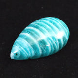 ロシア産 アマゾナイト AAA 31mmティアドロップ カボション 7.4g (ID:40493)