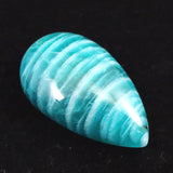 ロシア産 アマゾナイト AAA 31mmティアドロップ カボション 7.4g (ID:40493)