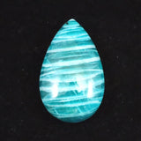 ロシア産 アマゾナイト AAA 31mmティアドロップ カボション 7.4g (ID:40493)
