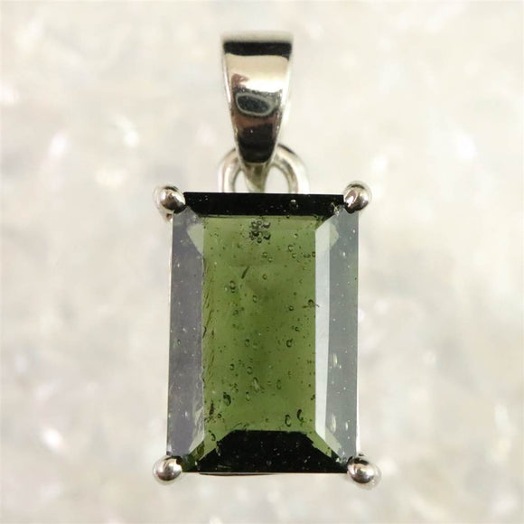 ⭐︎H&E社⭐︎チタニウムクォーツ&トリリオン宝飾質モルダバイトペンダントトップ ⭐︎H&E社⭐︎チタニウムクォーツ&トリリオン宝飾質モルダバイト