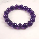 ウルグアイ産 アメジスト AAA 12.5m玉ブレスレット 47.2g (ID:40684)
