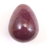 インド産 ルビー 結晶  27mmエッグ 蛍光 23.1ｇ (ID:40942)