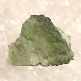 モルダバイト AAA 17mm原石 ディレクトリカード付 1.65ｇ  (ID:41041)