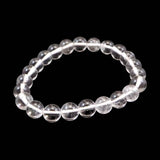 カイラス産 ヒマラヤ水晶　8ｍｍ玉ブレスレット 16.8g (ID:41048)