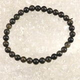 ノルウェー産 フェナカイト 6mm玉ブレスレット ディレクトリカード付 10.2g (ID:41158)