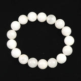 H&E社 アゼツライト（AZOZEO)　12mm玉ブレスレット 証明書付 45.4g (ID:41160)