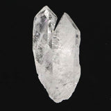 ブラジル産　エッジドクォーツ 蝕像水晶 原石 タントリックツイン ダブル イシス 25.60g (ID:41180)