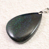 ブラックマトリックスオパール 37mmタンブル ペンダントトップ 9.7g (ID:41181)