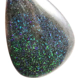 ブラックマトリックスオパール 37mmタンブル ペンダントトップ 9.7g (ID:41181)