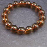 天然琥珀 ミャンマー産 レッドブルーアンバー  12mm玉ブレスレット 16.6g (ID:41271)