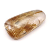 ゴールド タイチンルチル クォーツ 18.3mm ペアシェイプ ルース 18.3ct (ID:41278)