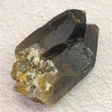 岐阜県中津川市蛭川産 黒水晶 原石 ツイン カテドラル 60.16g (ID:41284)