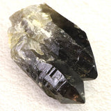 岐阜県中津川市蛭川産 黒水晶 原石 ツイン カテドラル 60.16g (ID:41284)