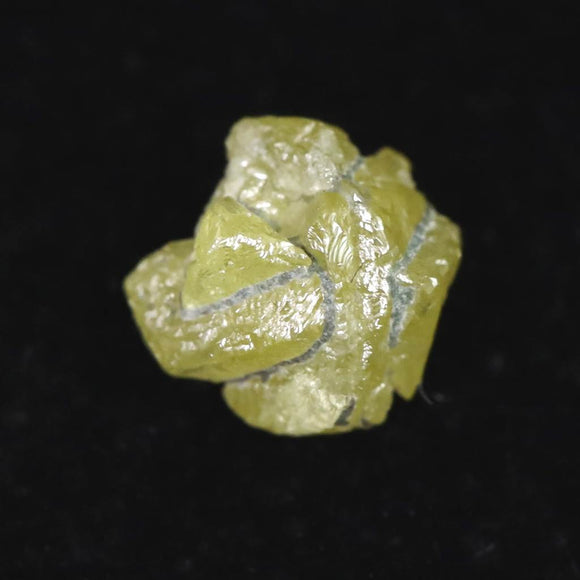 天然 イエローダイヤモンド 5.5ｍｍ原石  0.50ct (ID:41308)