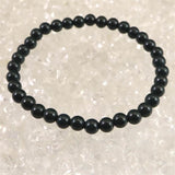 出雲碧玉 出雲石 SA  5mm玉ブレスレット ディレクトリカード付 6.2g (ID:41318)