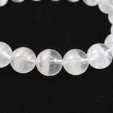 ブラジル産 ホワイト ファントム　2A+  10.5mm玉ブレスレット 32.39g (ID:41348)