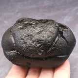 フィリピナイト　フィリピン産テクタイト　74mm原石 228g (ID:41442)