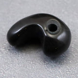 隠岐の島 黒曜石 21mm勾玉 ディレクトリカード付 3.3g (ID:41480)