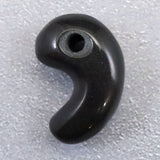 隠岐の島 黒曜石 21mm勾玉 ディレクトリカード付 3.3g (ID:41480)