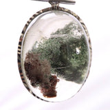 庭園水晶 ガーデンクォーツ　26mmオーバル ペンダントトップ 13.1g (ID:41494)