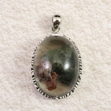 庭園水晶 ガーデンクォーツ　26mmオーバル ペンダントトップ 13.1g (ID:41494)