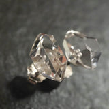 ハーキマーダイヤモンド 原石　ピアス 1.2g (ID:41654)