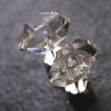 ハーキマーダイヤモンド 原石　ピアス 1.2g (ID:41654)