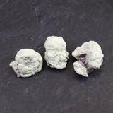 福島県只見町産 かぐや姫水晶 紫水晶 3個セット　13.2g (ID:41656)