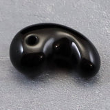 隠岐の島 黒曜石 30mm勾玉 ディレクトリカード付 8.1g (ID:41736)