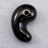 隠岐の島 黒曜石 30mm勾玉 ディレクトリカード付 8.1g (ID:41736)