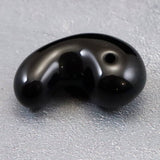 隠岐の島 黒曜石 30mm勾玉 ディレクトリカード付 8.1g (ID:41736)