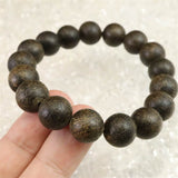 沈香 AAグレード 12mm玉ブレスレット 証明書付 19.9g (ID:41751)