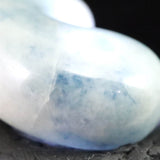 糸魚川翡翠  小滝産 33mm　勾玉 ブルー  ディレクトリーカード付 16.54g (ID:41959)