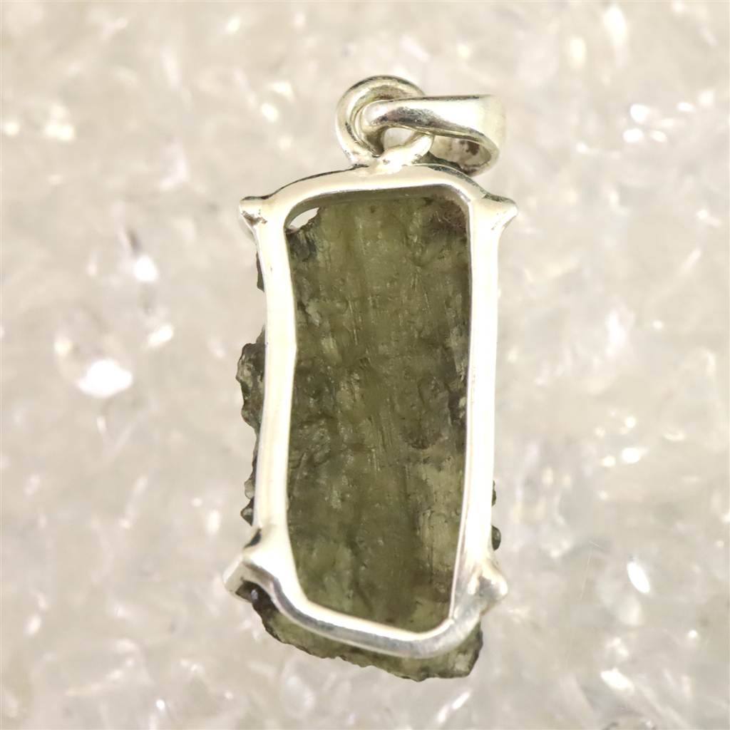 モルダバイト 原石 AAAグレード ペンダントトップ 3.38g (ID:42212