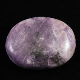 インド産 レピドライト 56mmパームストーン 101.1g (ID:42424)