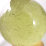 リビアングラス 27mmスフィア 台座付  24.6g (ID:42438)